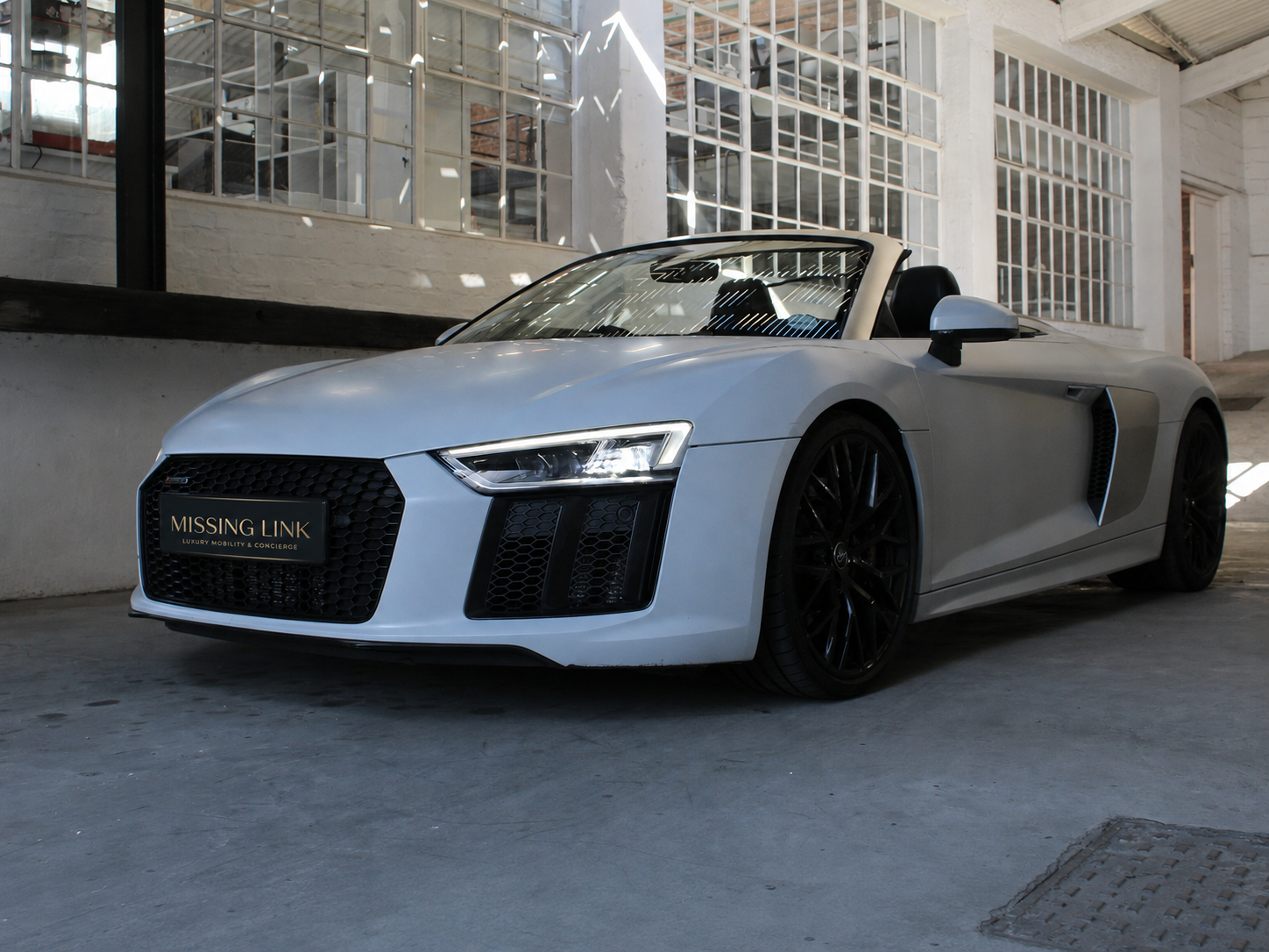 2019 Audi R8 Spyder V10 Convertible in white