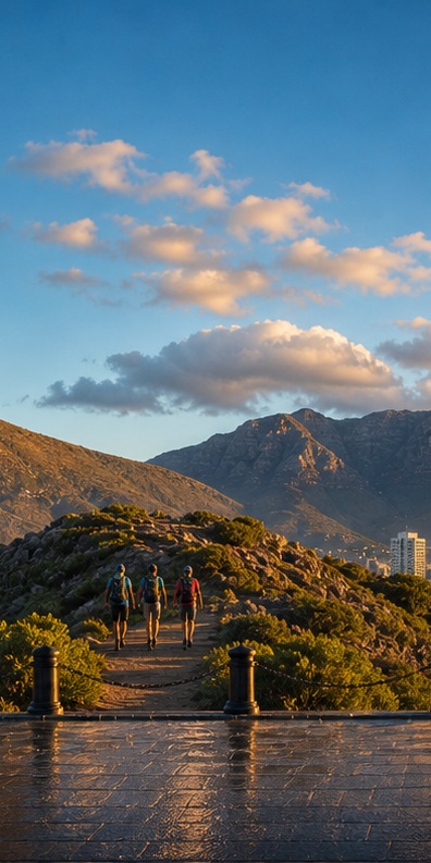 Cape Town hikes with a mountain trail