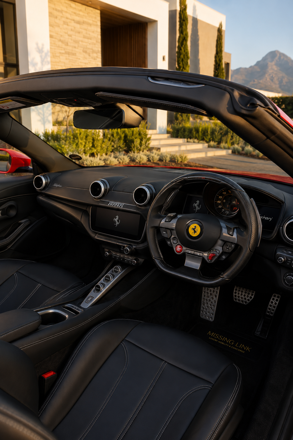 Interior view of the 2024 Ferrari Portofino