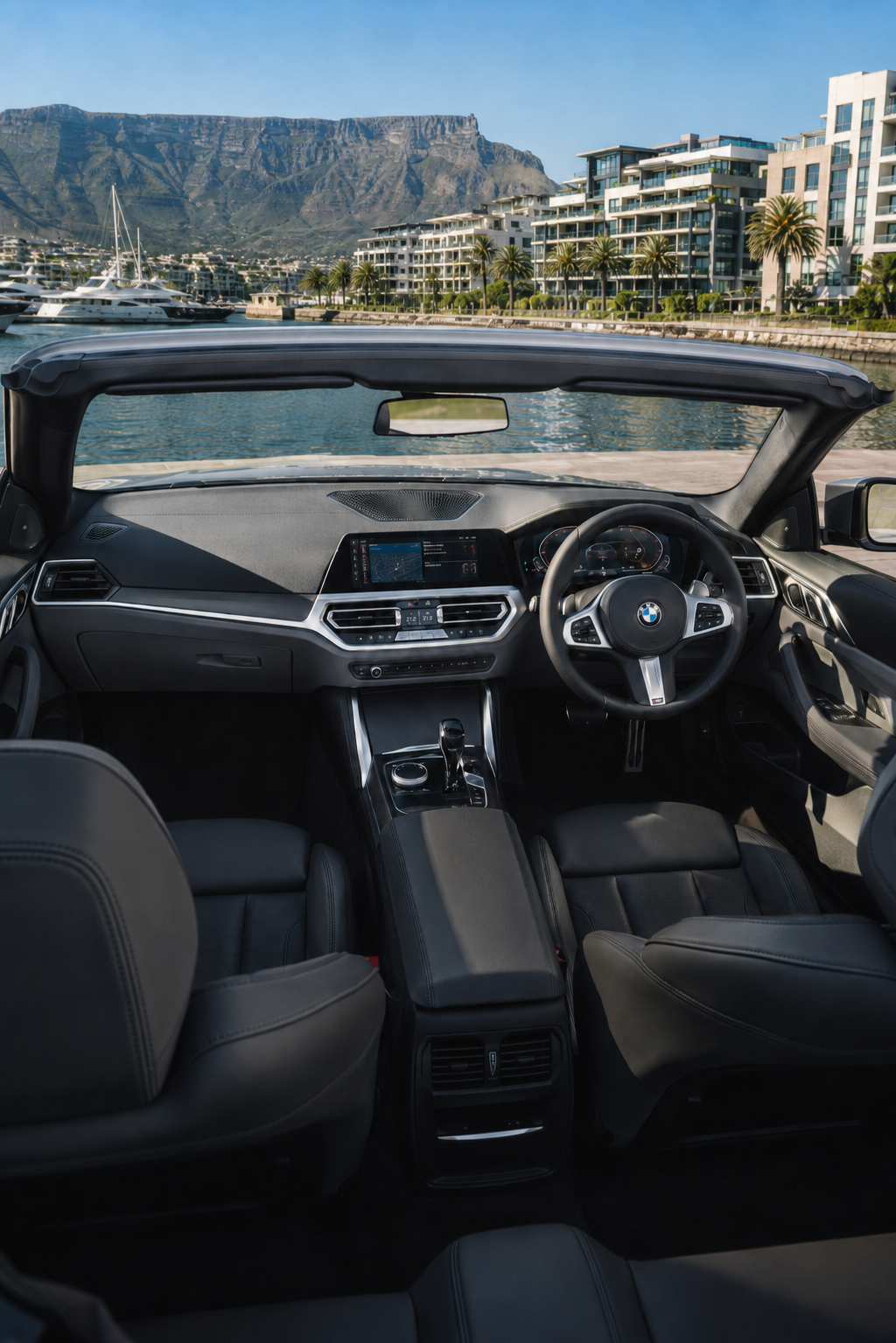 Interior view of the 2024 BMW M440i xDrive Convertible