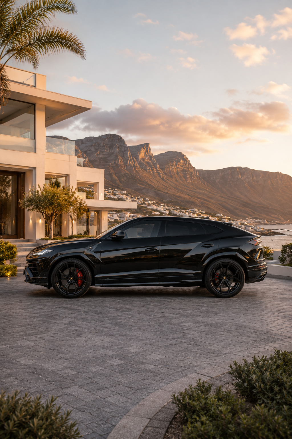 Front three-quarter view of the 2023 Lamborghini Urus