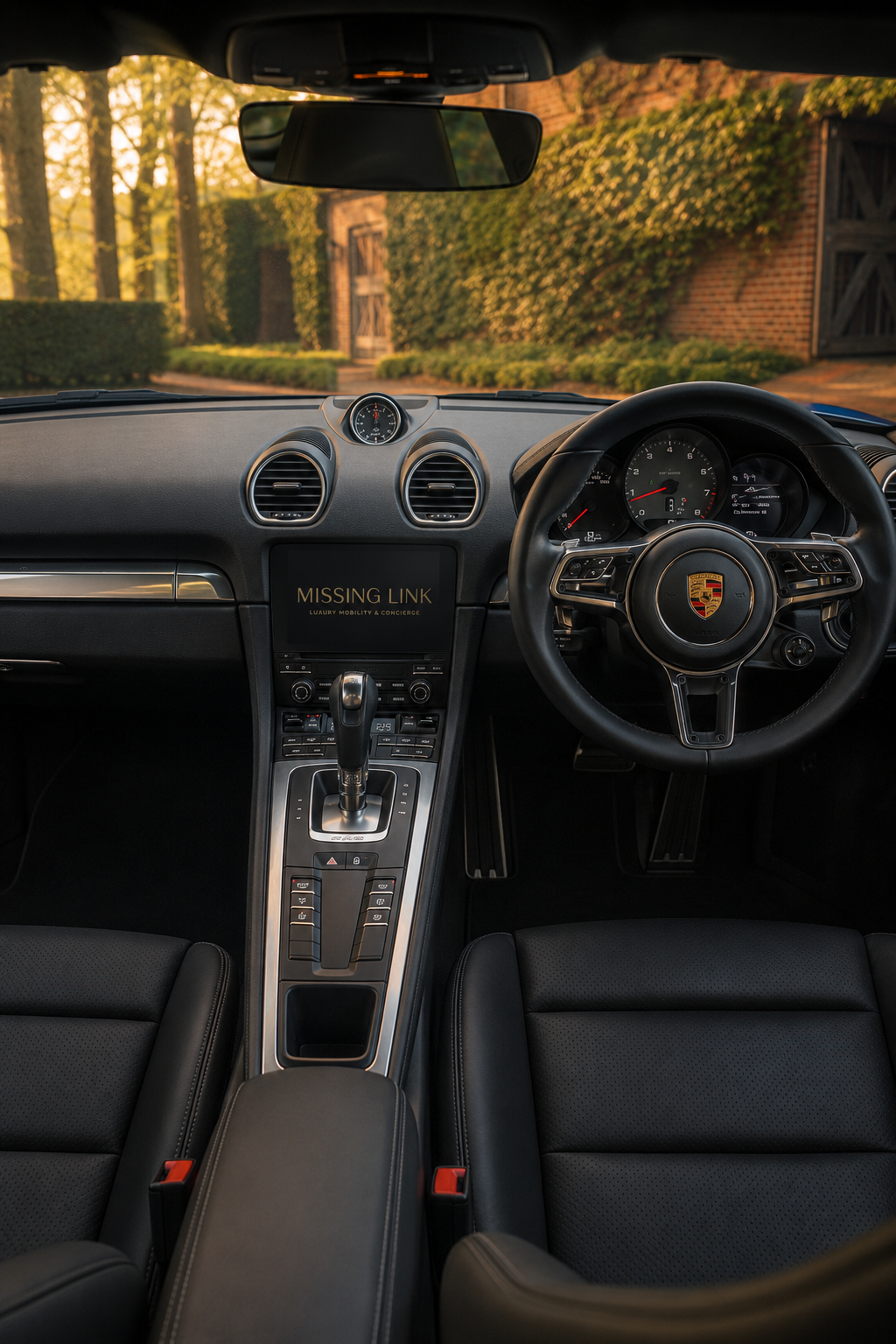 Interior view of the Porsche Boxster 718 S - 2017