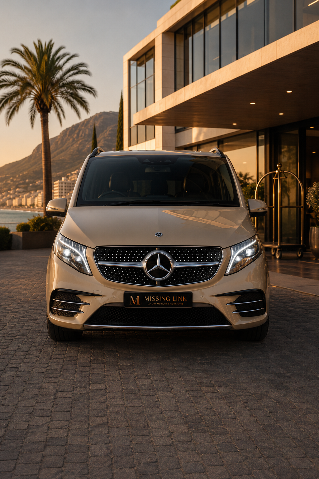Front cabin view of the 2026 Mercedes Benz V300d
