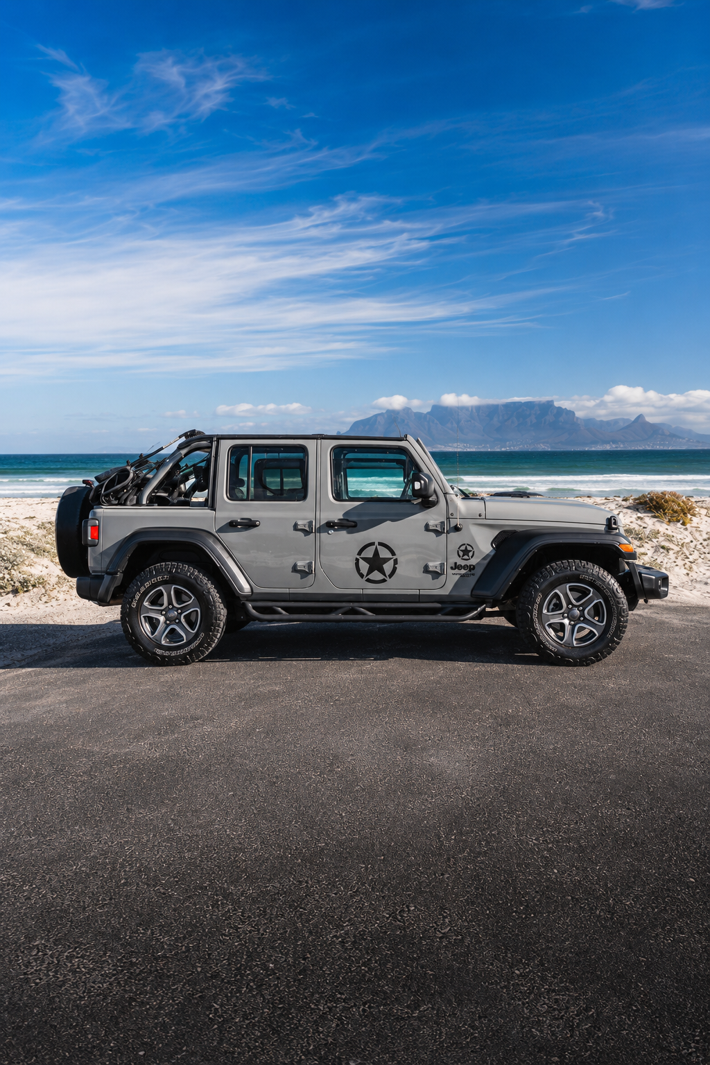 Front view of the 2024 Jeep Wrangler Rubicon