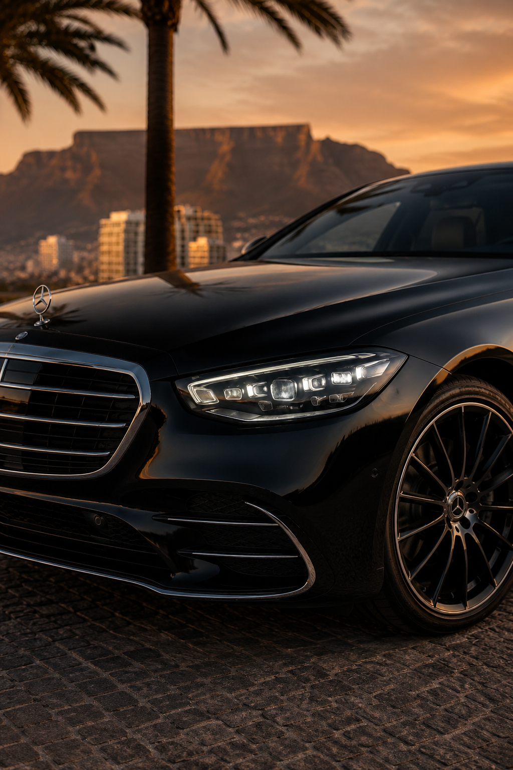 Rear view of the 2024 Mercedes Benz S400 D