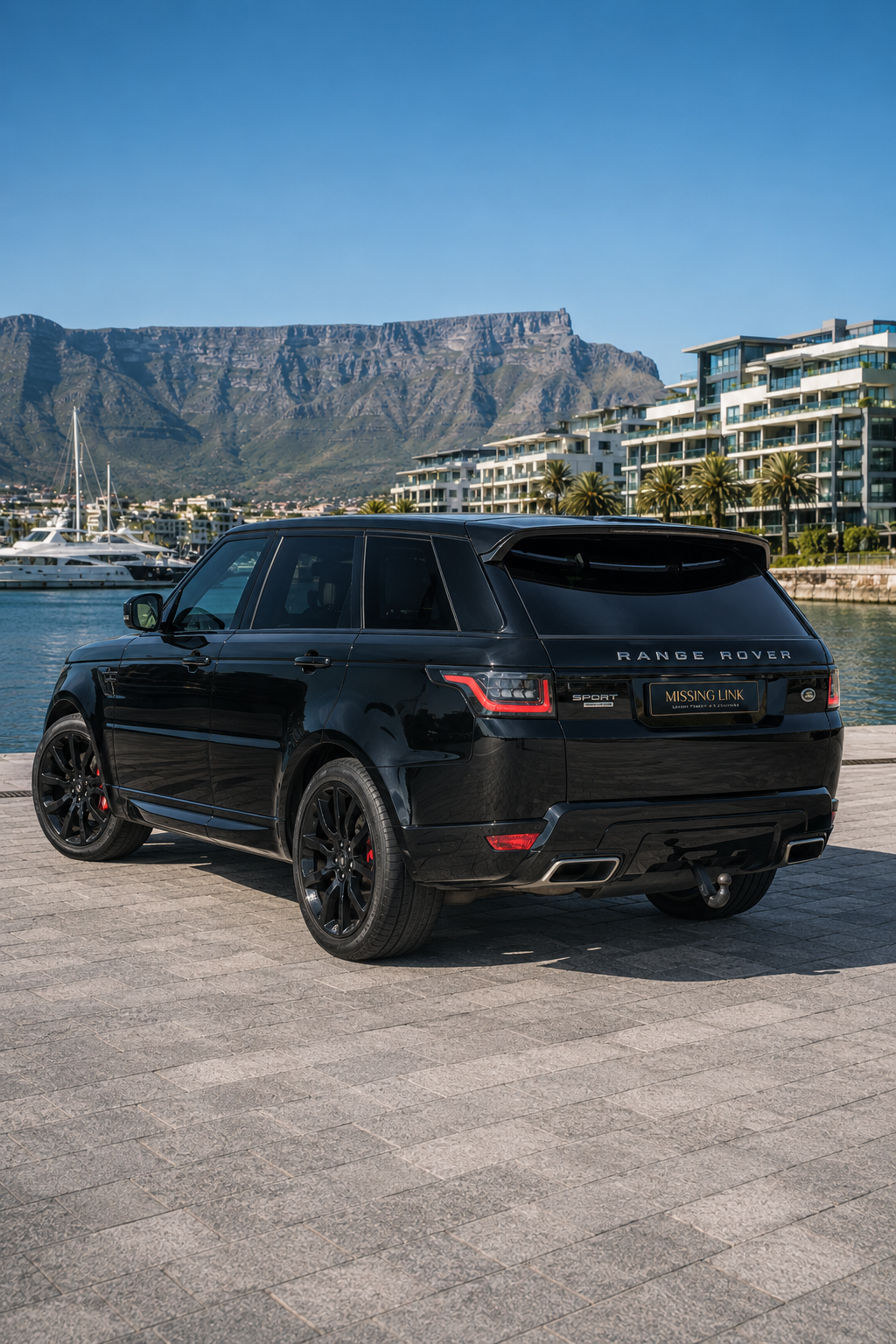 Front view of the 2018 Range Rover Sport V8 Supercharged