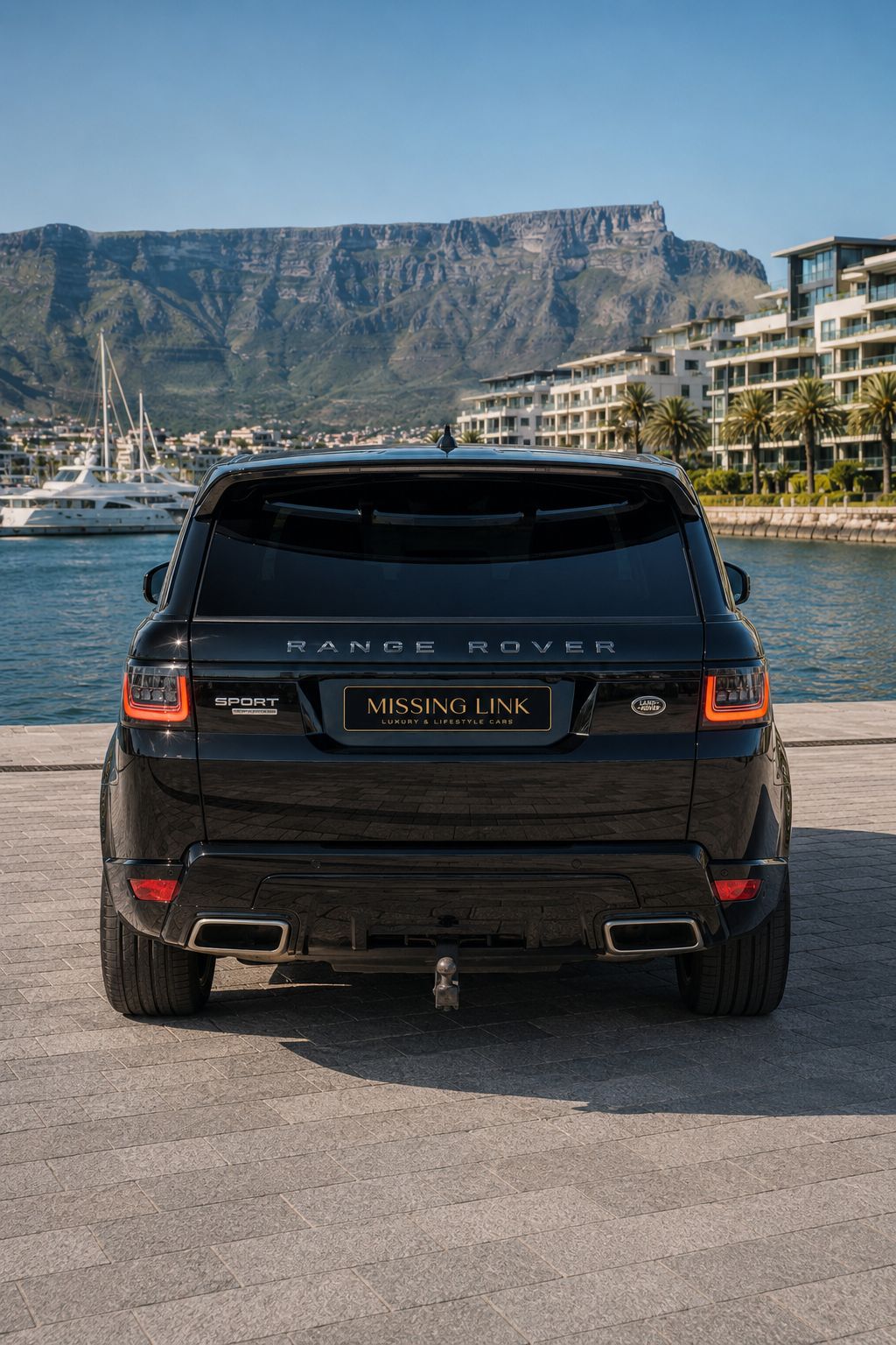 Side profile of the 2018 Range Rover Sport V8 Supercharged