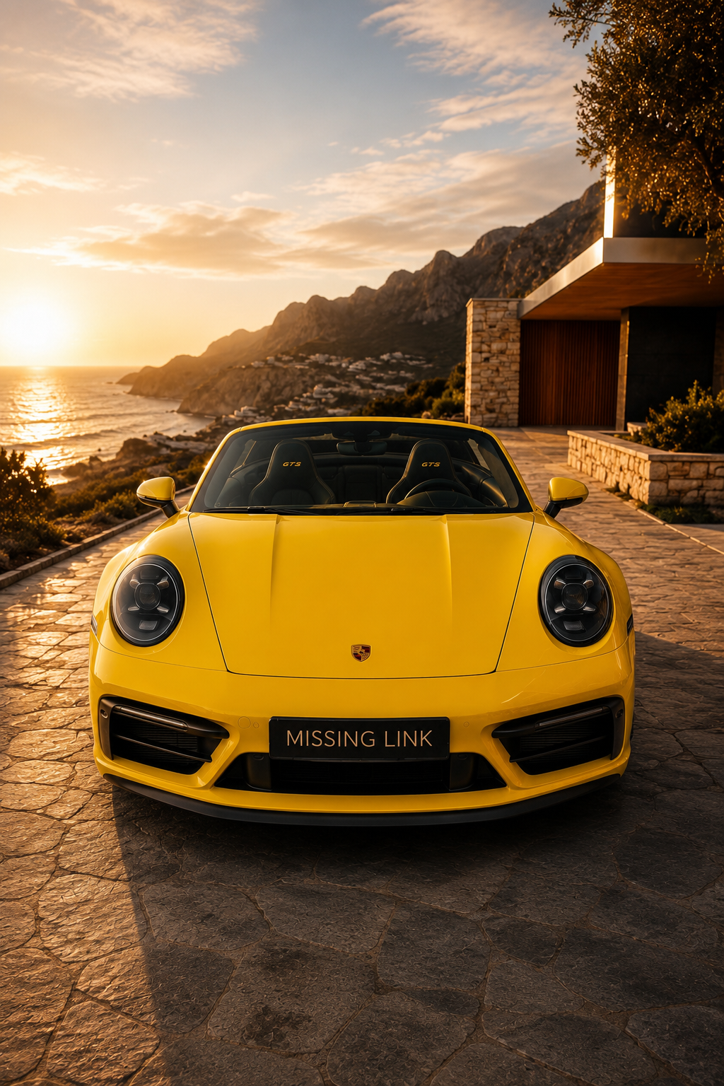 Rear view of the 2023 Porsche 911 Carrera GTS