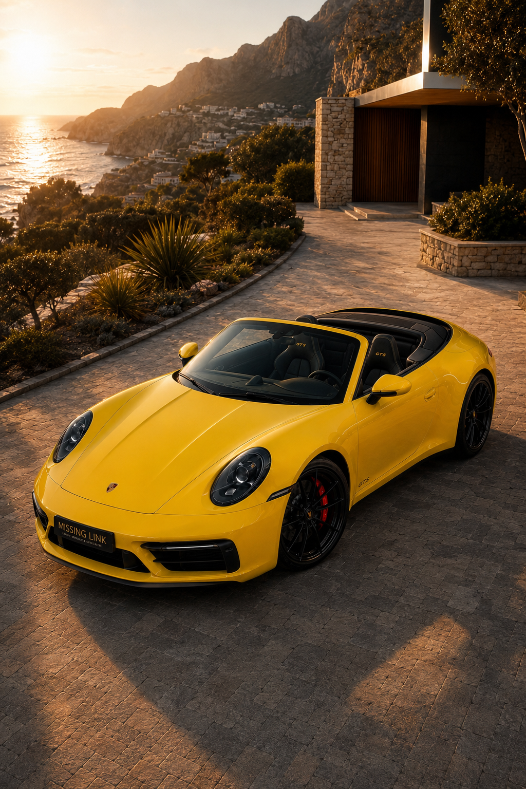 Front three-quarter view of the 2023 Porsche 911 Carrera GTS