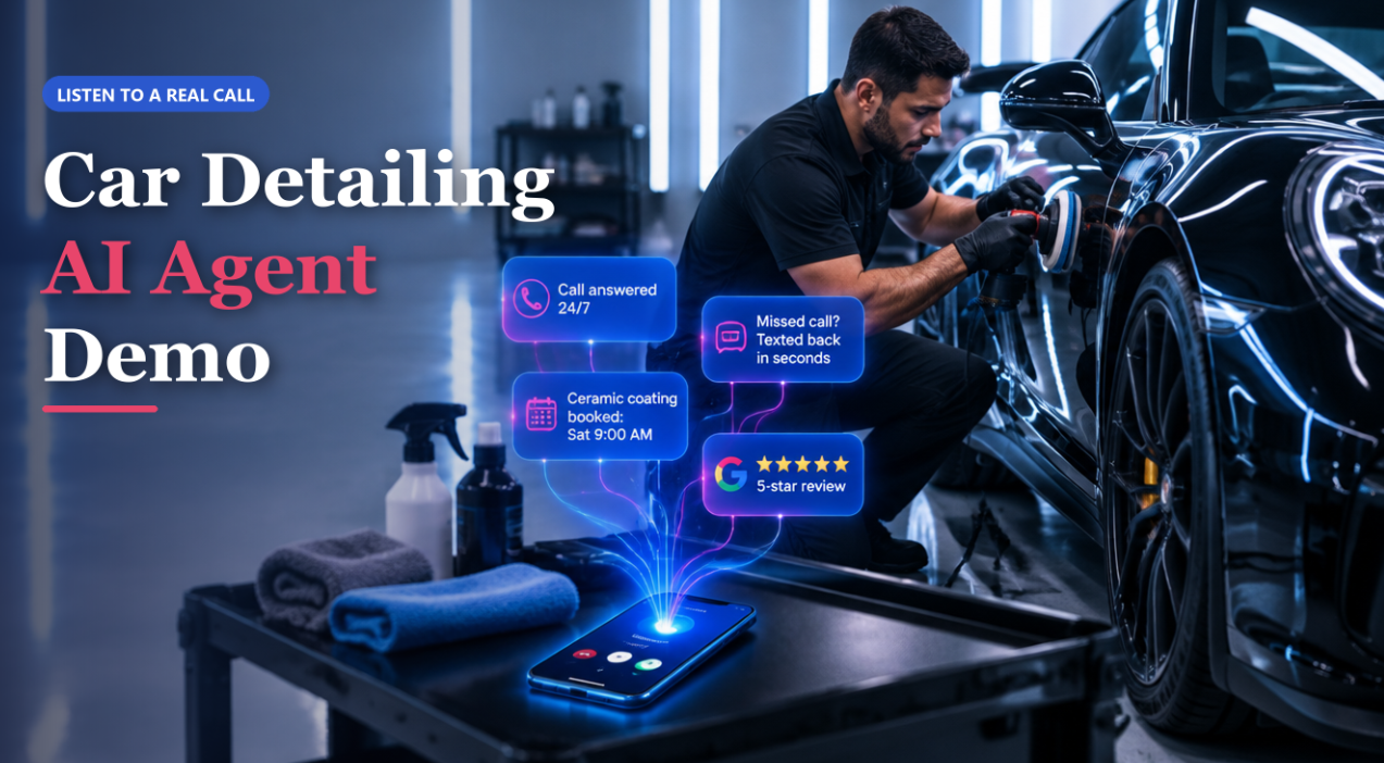 Car detailing AI voice agent demo