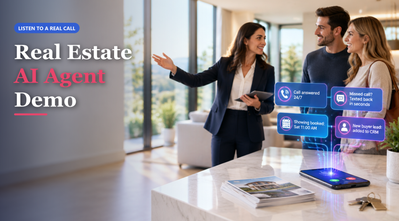 Real estate AI voice agent demo
