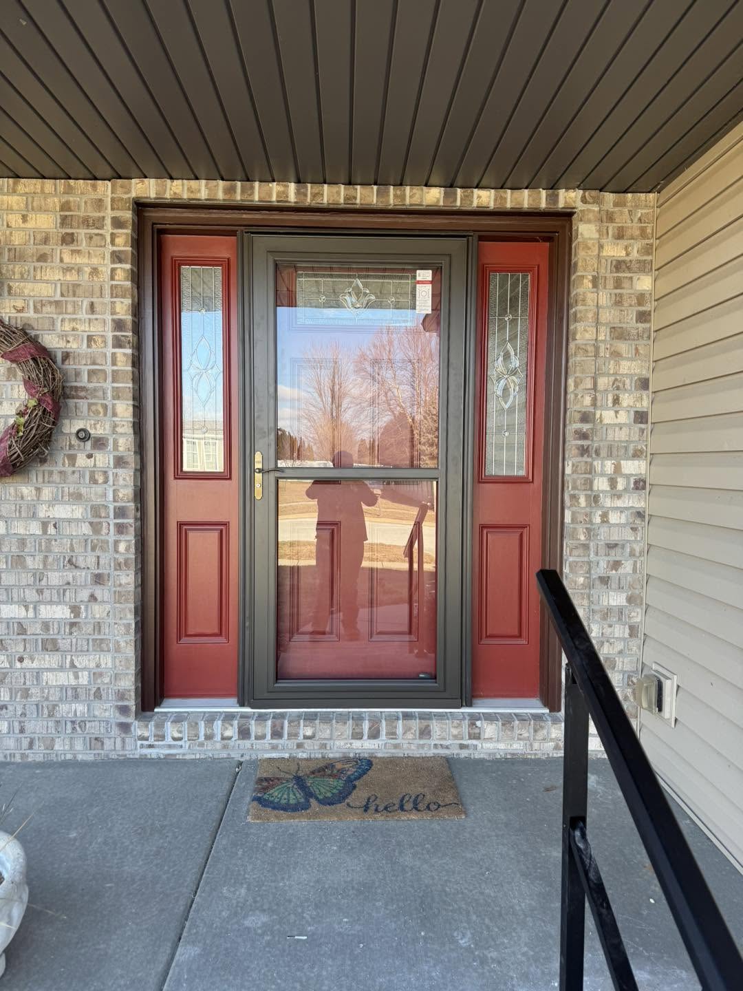 Decorative entry door replacement in Normal, Illinois
