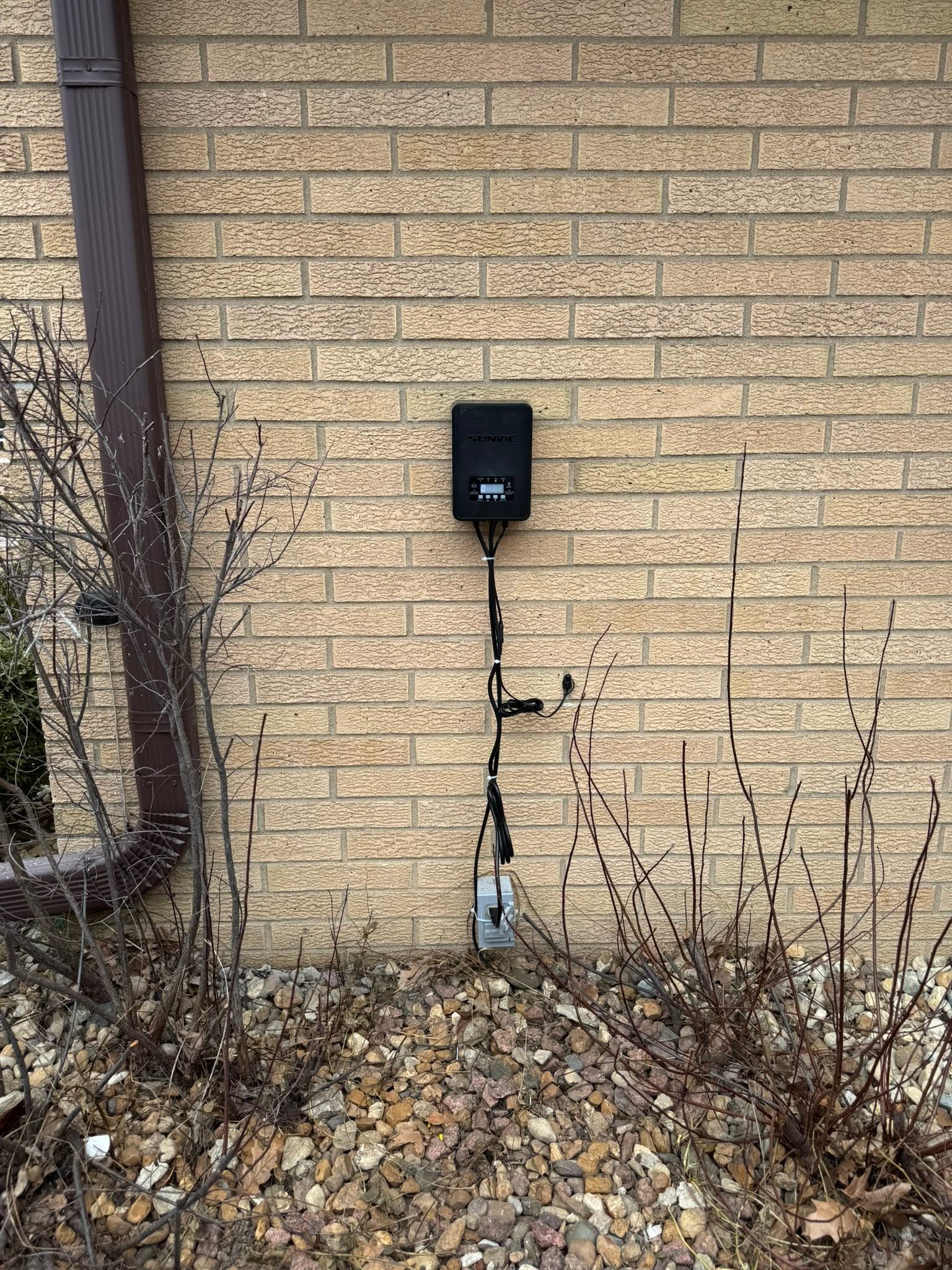 Exterior electrical power control installation in Bloomington, Illinois