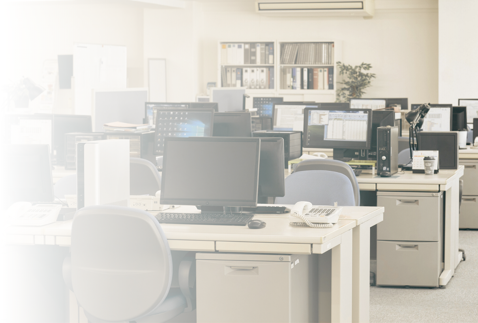 Modern tech workspace
