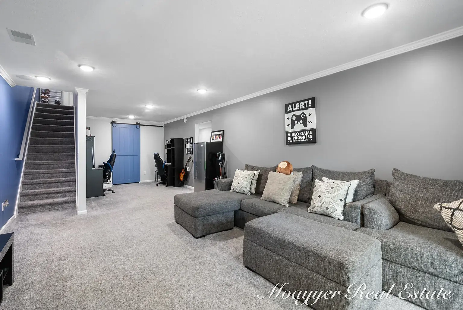 Basement living space