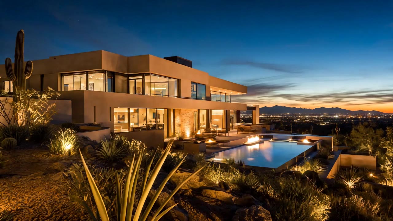 Luxury estate home exterior — Inspect The Best home inspections, Paradise Valley and North Scottsdale, Arizona.