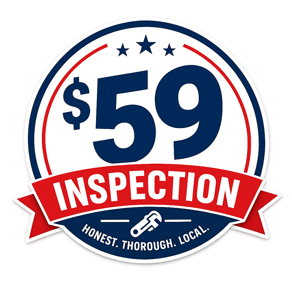 $59 plumbing inspection offer from Right Fit Plumbing Solutions