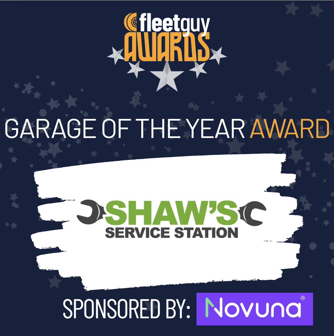 Shaw's Service Station shortlisted for Garage of the Year at the Fleet Guy Awards 2026