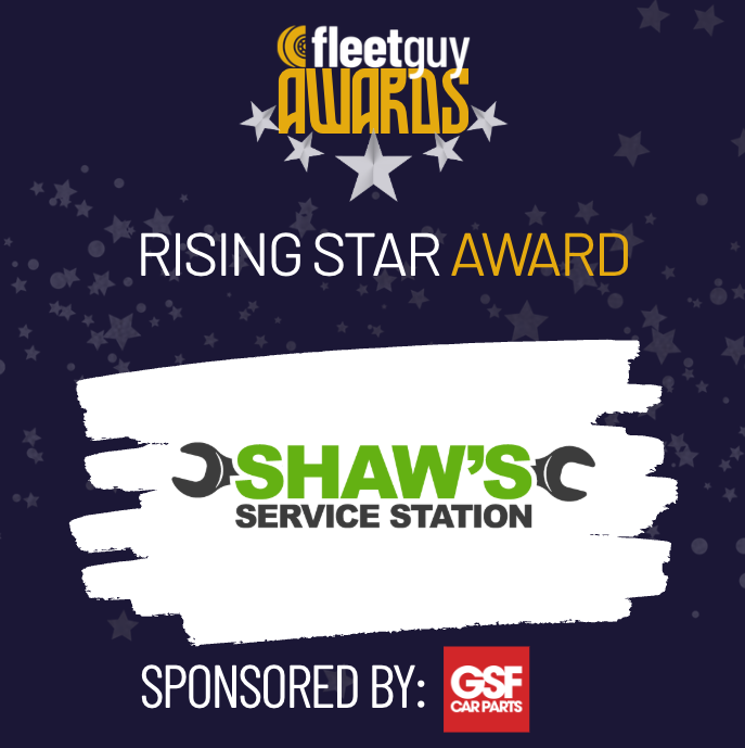 Shaw's Service Station shortlisted for the Rising Star Award at the Fleet Guy Awards 2026