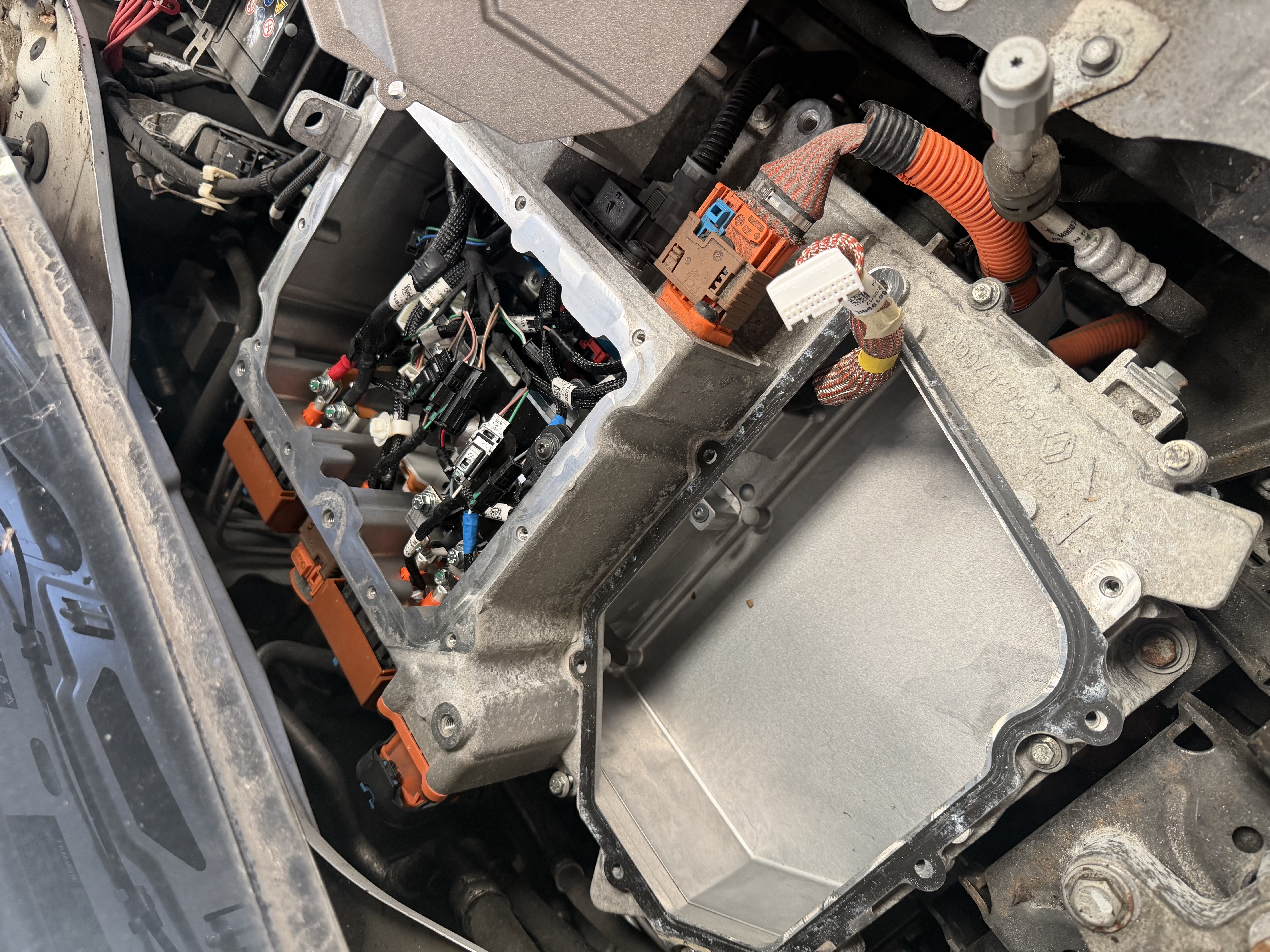 Electric vehicle high-voltage power electronics at Shaw's Rhyl workshop
