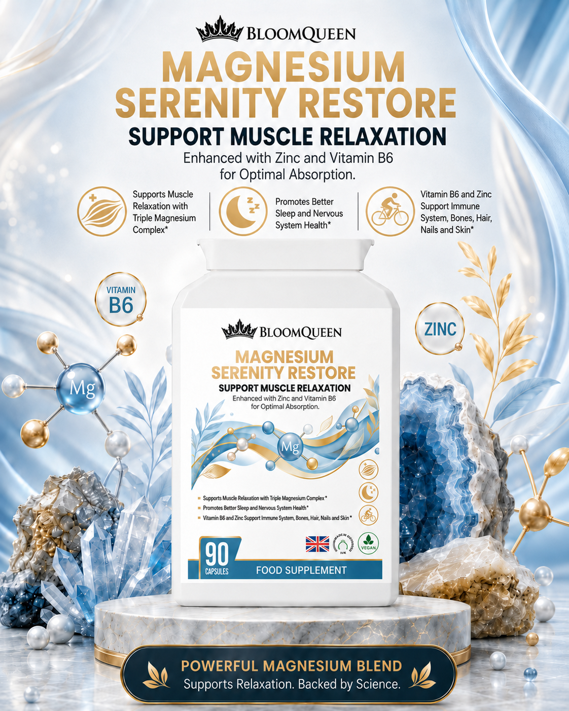 BloomQueen Magnesium bottle