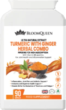 BloomQueen Turmeric with Ginger Herbal Combo