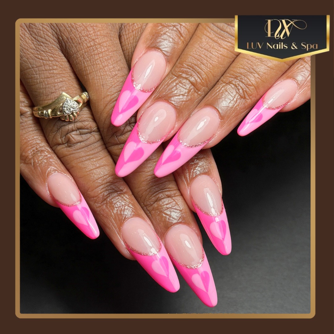 Neutral nude nails Bellflower nail salon