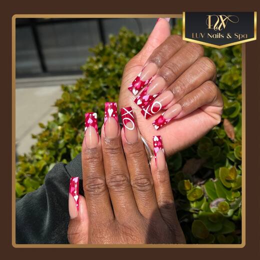 Design Level 1 custom nail art Bellflower