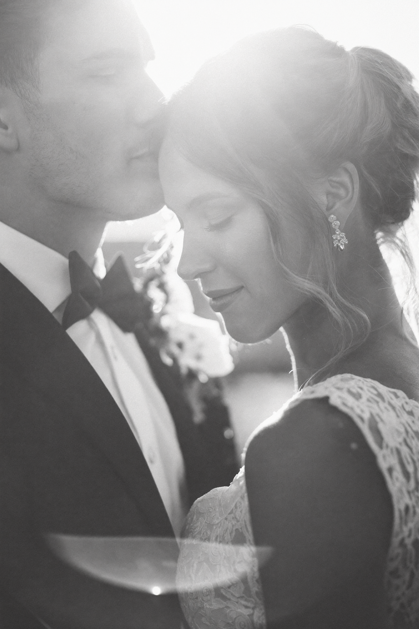 Toronto wedding — editorial portrait in warm available light, documentary style