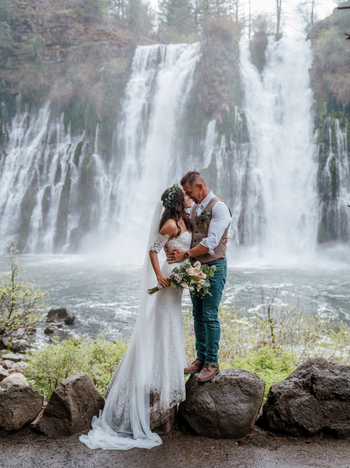 Trevor and Bridgett Dunbar just after they got married