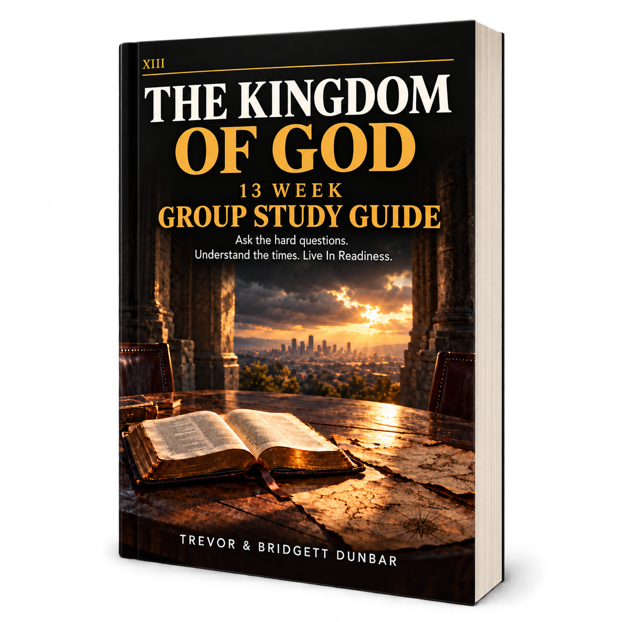 The Kingdom of God 13 Week Group Study Guide, authentic three-dimensional book mockup