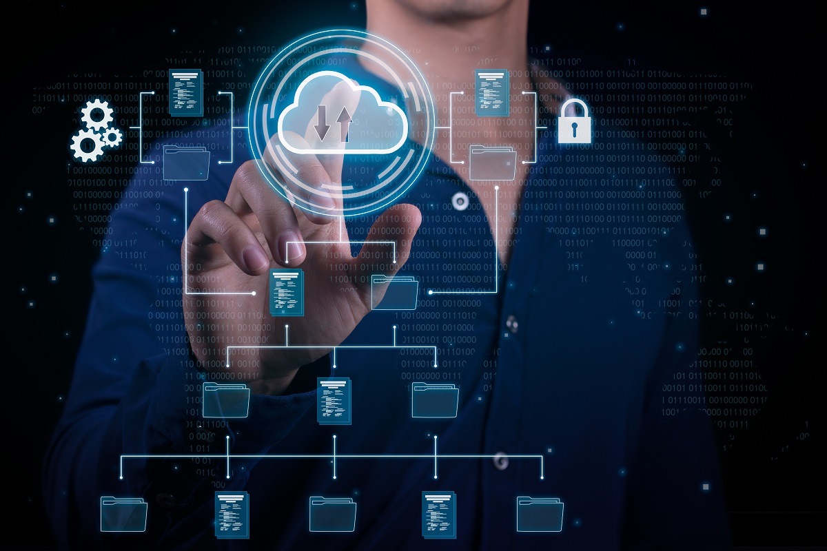 centralized data system illustration