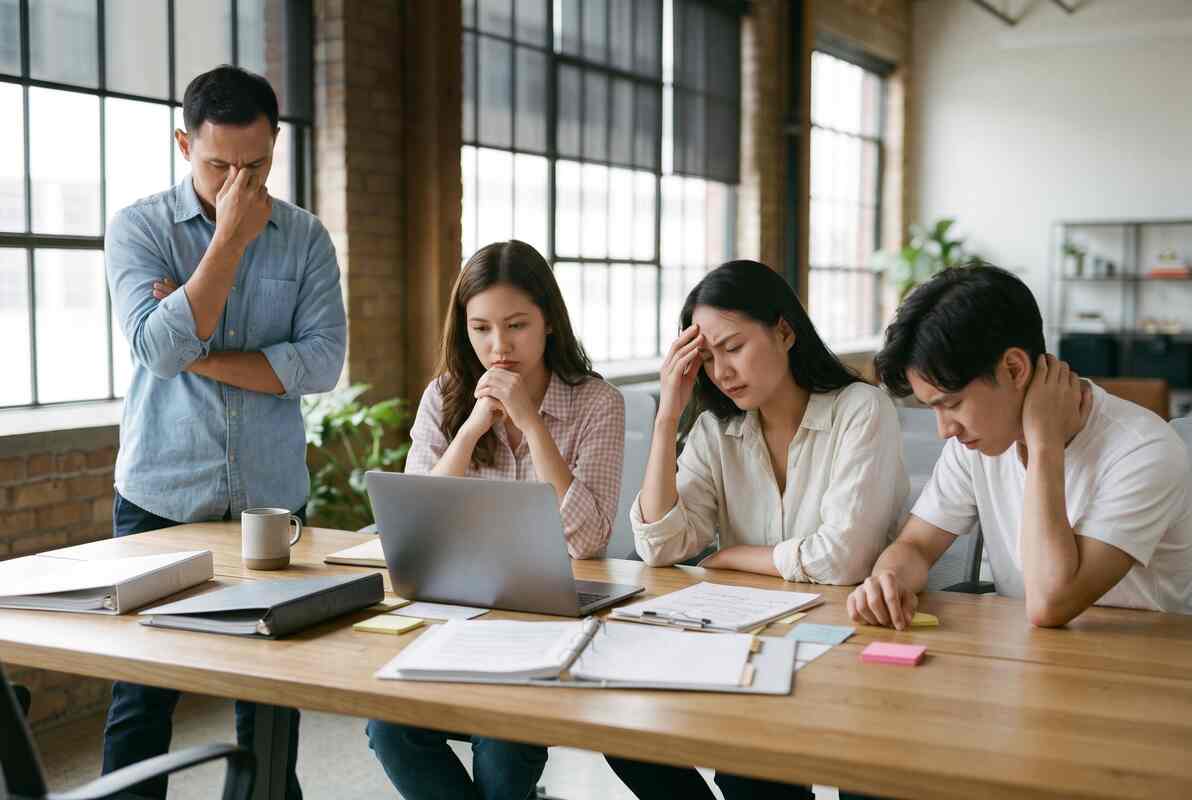 Systems breakdown diagram revealing the root causes behind team execution problems in a growing small business Systems breakdown diagram revealing the root causes behind team execution problems in a growing small business