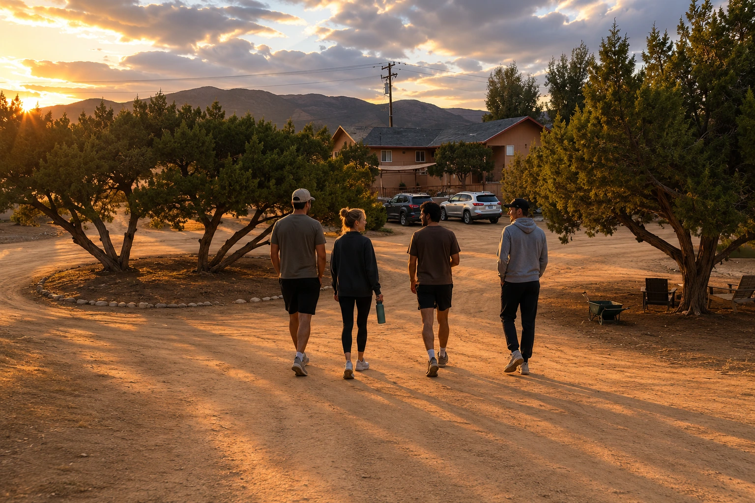 Community and connection at The Hope Ranch — monthly alumni BBQ and group activities