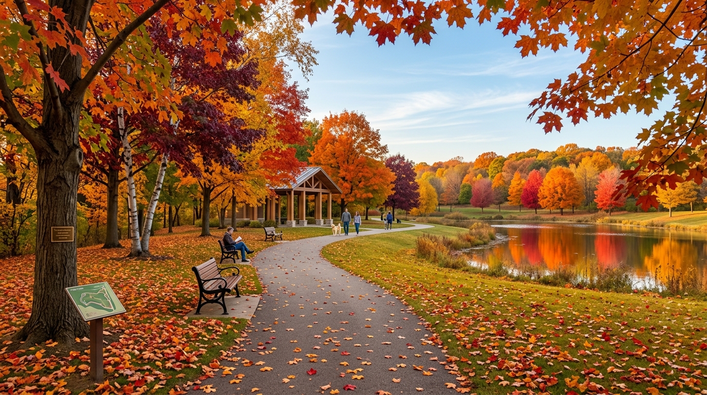 park in fall
