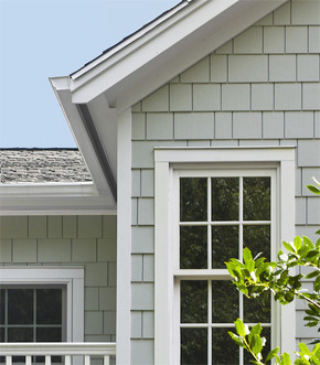 House with Hardie shaker siding