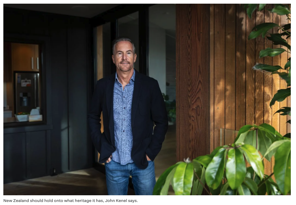 John featured in The Waikato Times