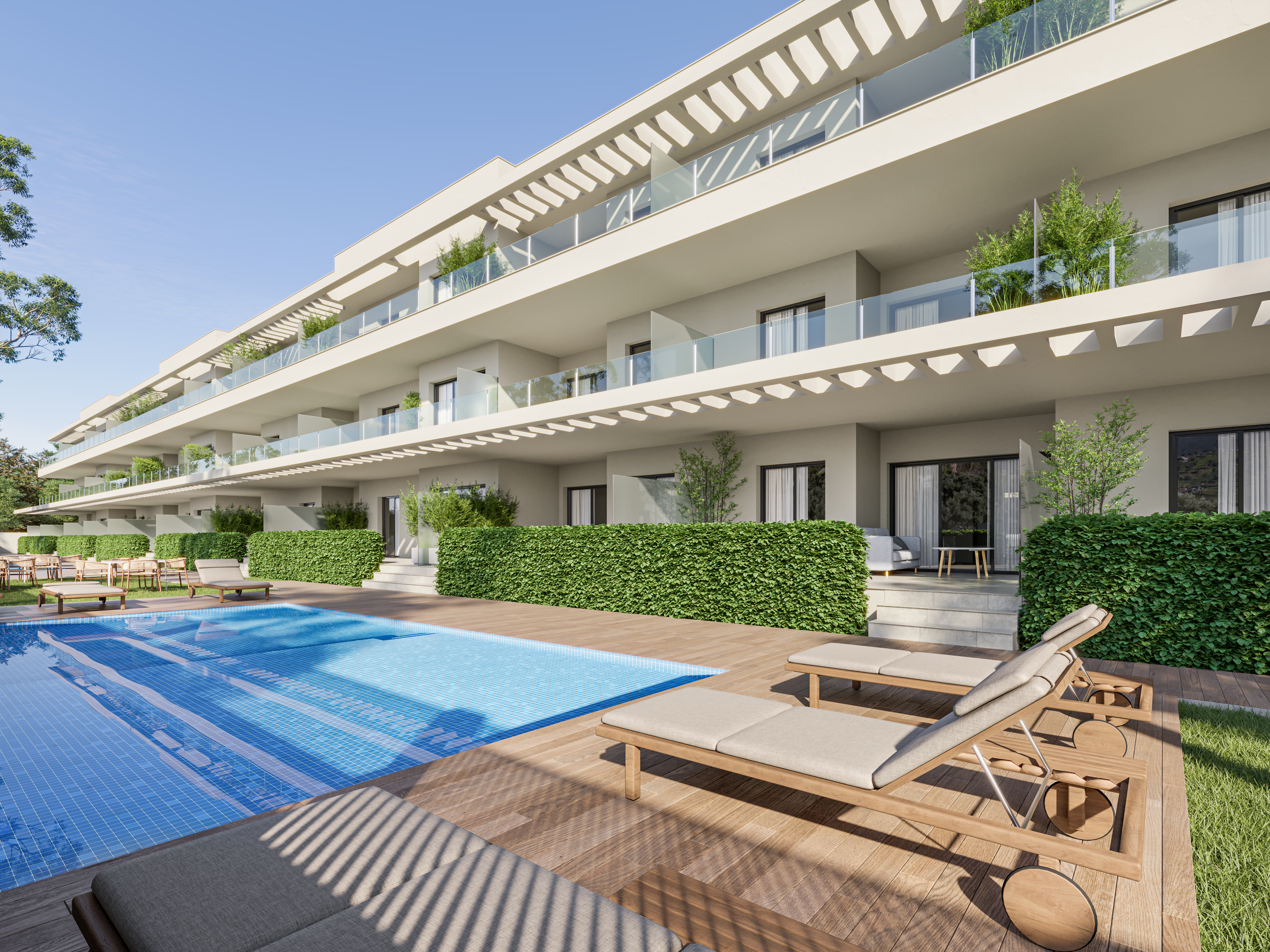Leisure pool at L.A. Beach Living 2 Bed, Los Narejos, Los Alcázares, Murcia
