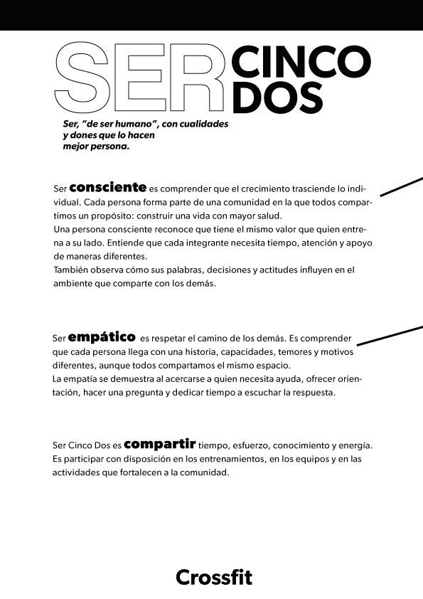 Ser Cinco Dos - Consciente, Empático, Compartir