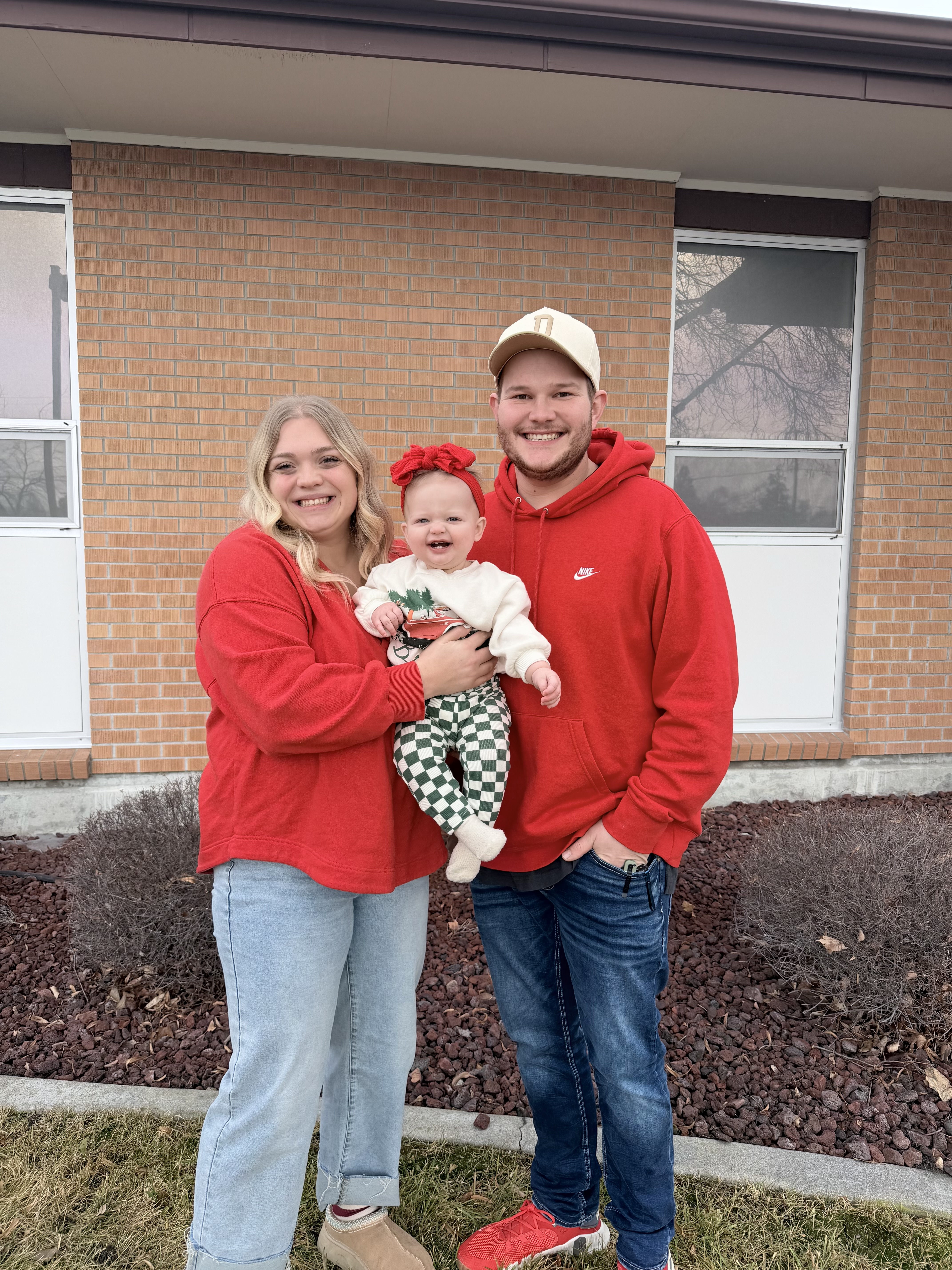 Natalie with her family
