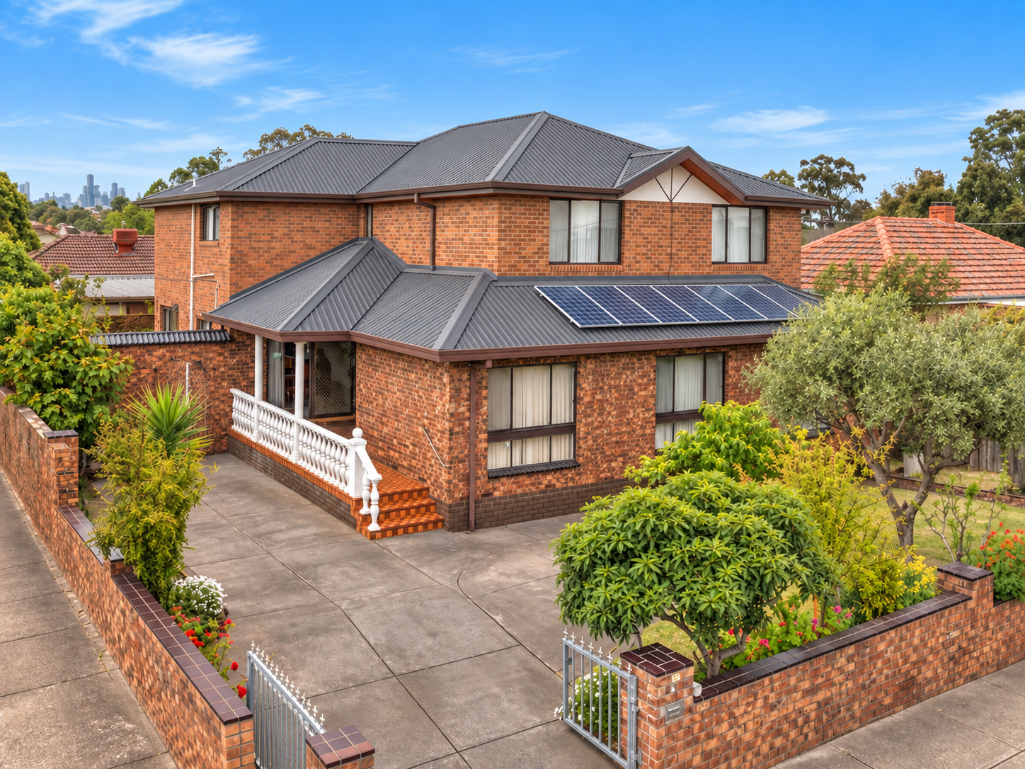 Home 4: Basalt metal roof visualisation