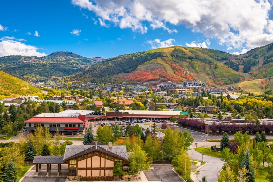 Park City Utah mountain view