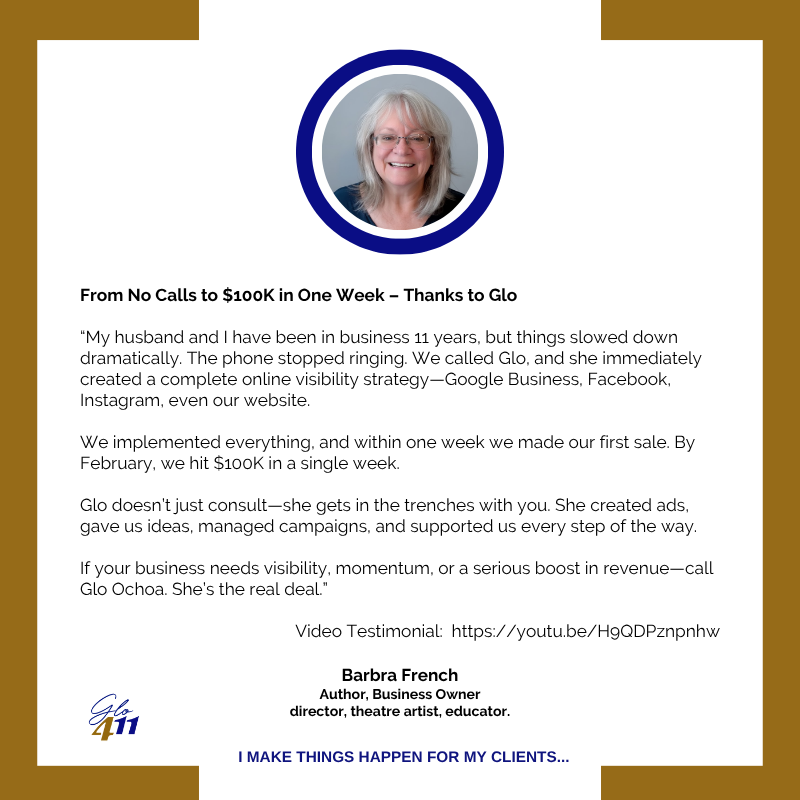 Glo Studio Marketing client testimonial 5