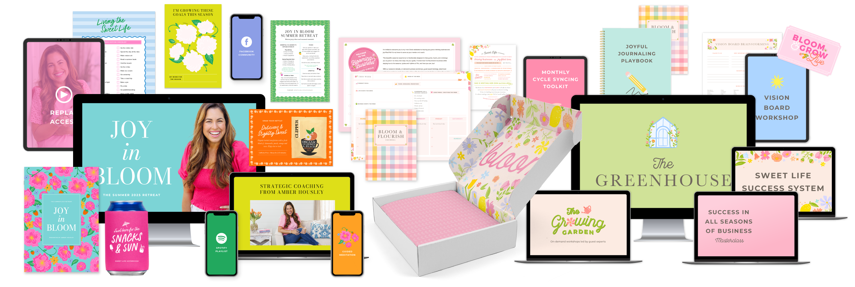 Everything that's included in the Blooming Business Inner Circle