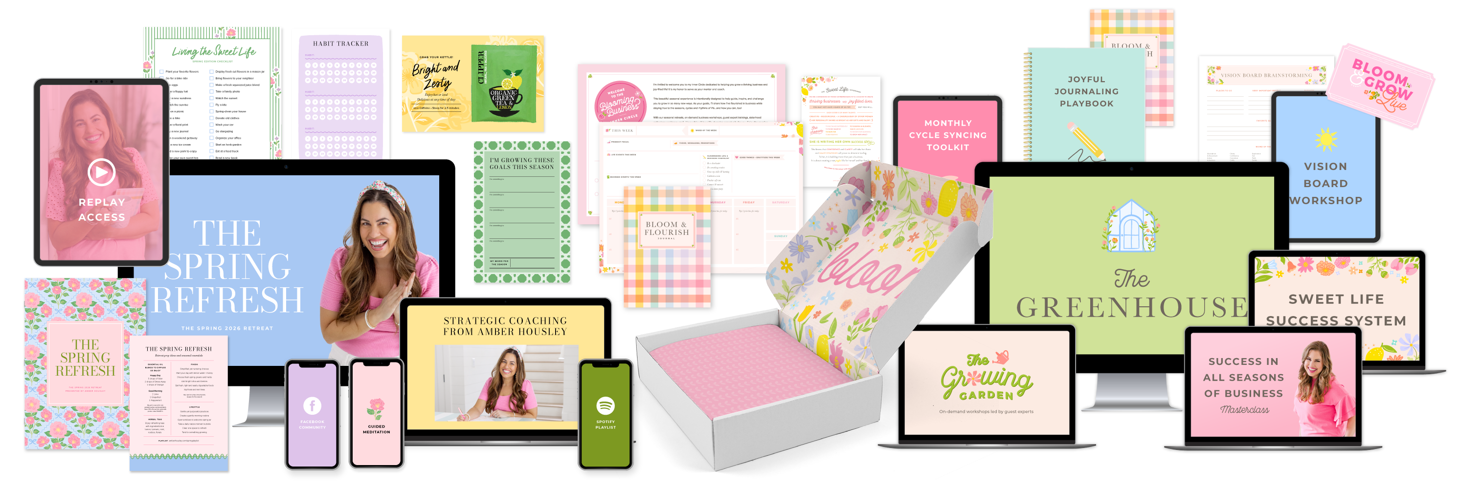 Everything that's included in the Blooming Business Inner Circle