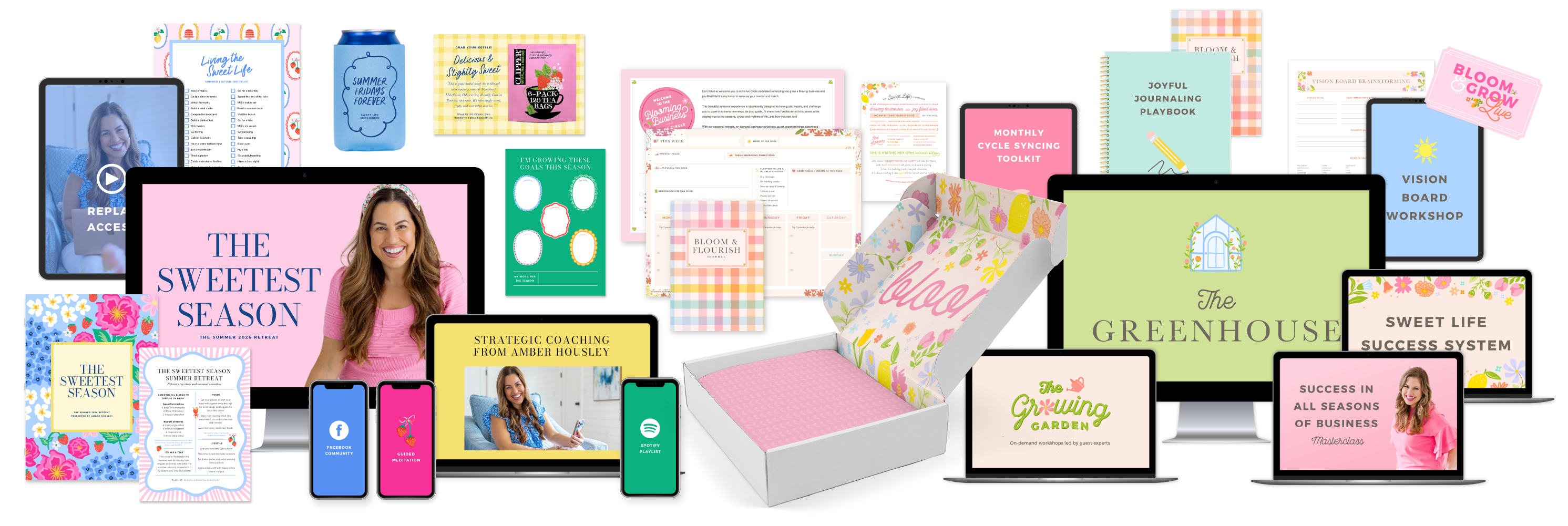 Everything that's included in the Blooming Business Inner Circle