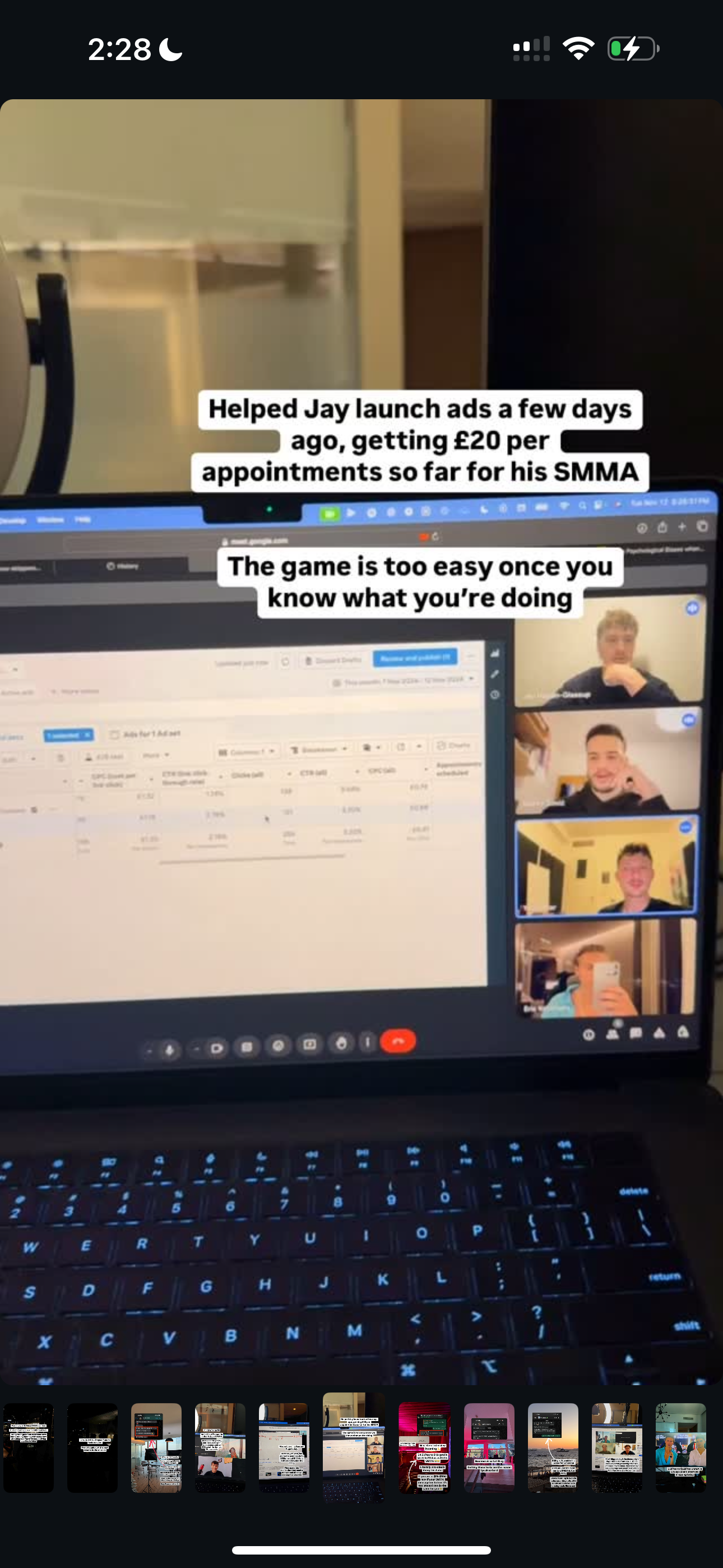 Client result 100