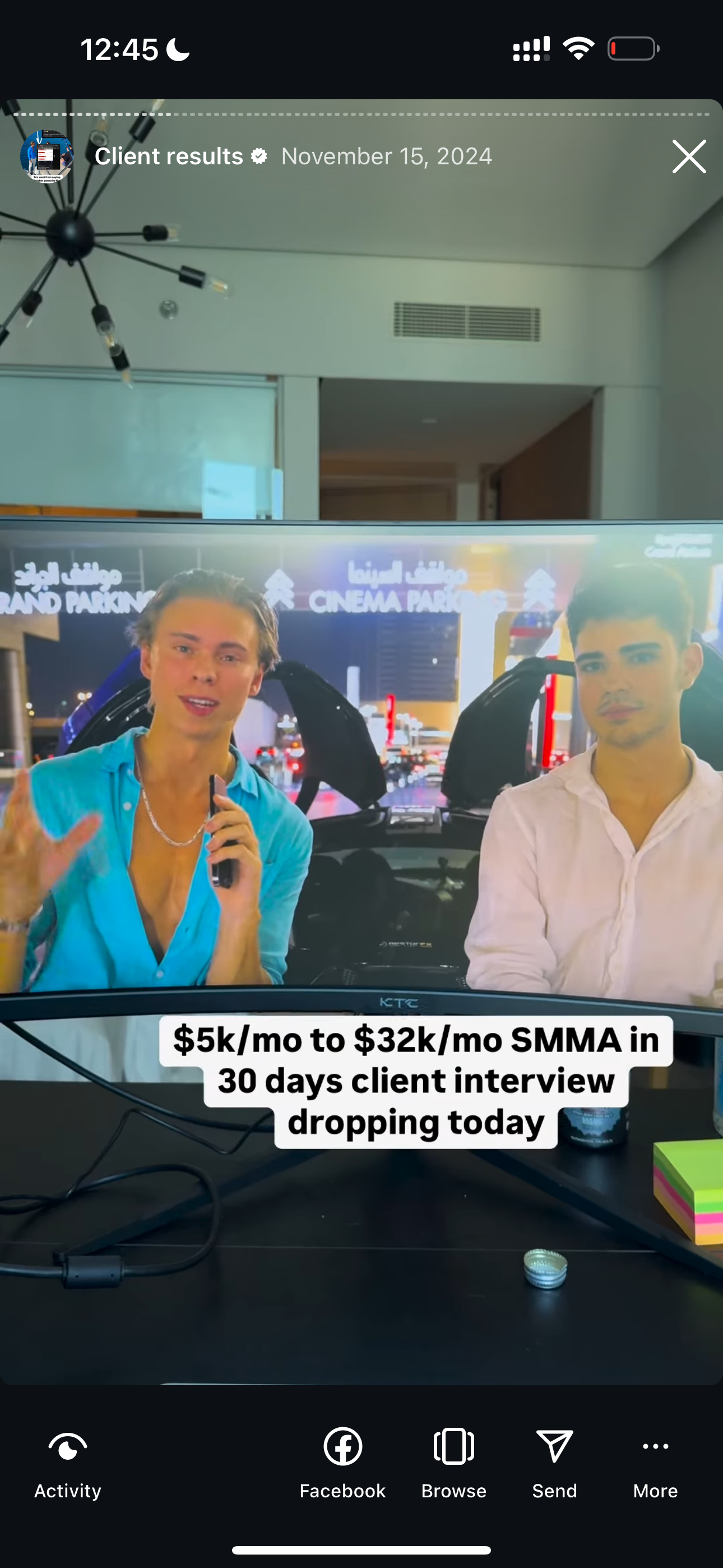 Client result 96