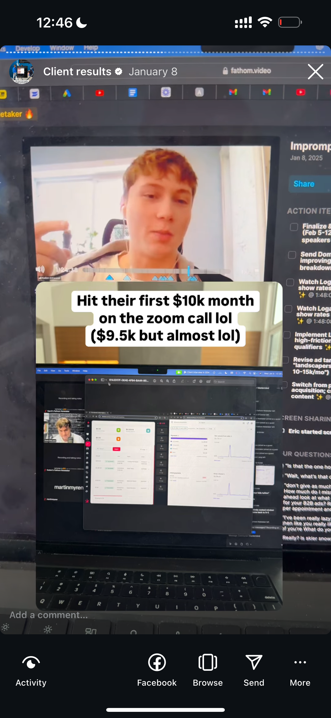 Client result 74