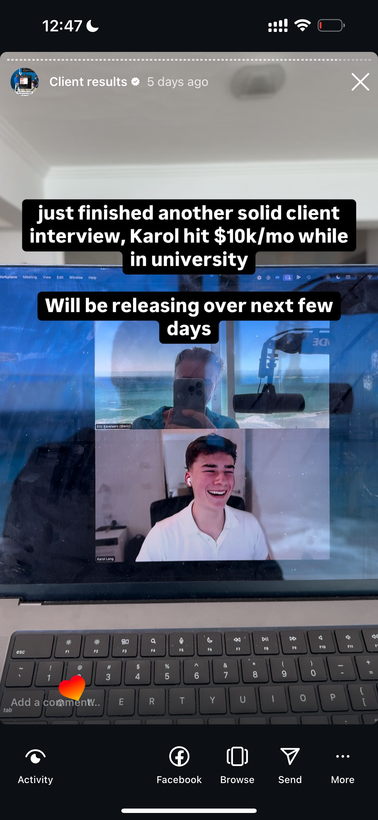 Client result 43